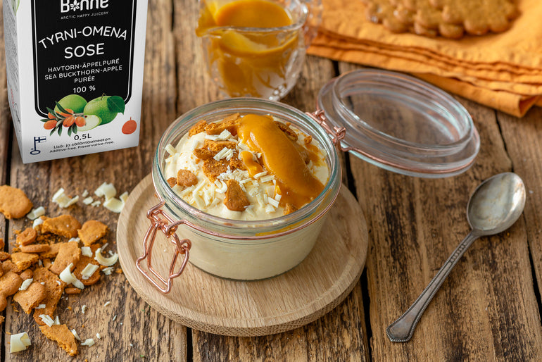 Sea Buckthorn and White Chocolate Foam – Bonne Juomat